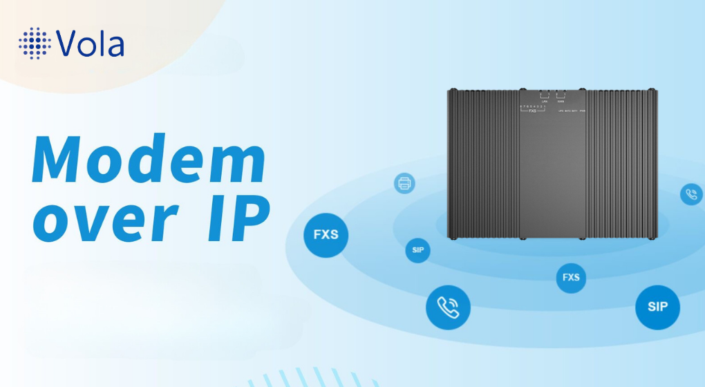 How to Connect Modem Data Call via VoIP by Vola Hardware?